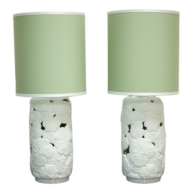 Ceramic Lamps by Vivai del Sud 1970 from Vivai Del Sud, Set of 2 For Sale