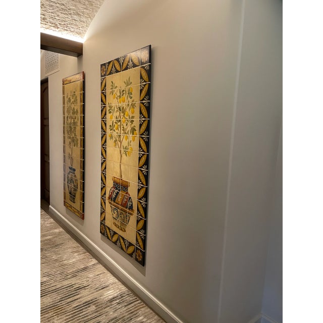 Set of Two Planked Trompe L’oeil Panels by Maria Apelo Cruz For Sale - Image 13 of 13