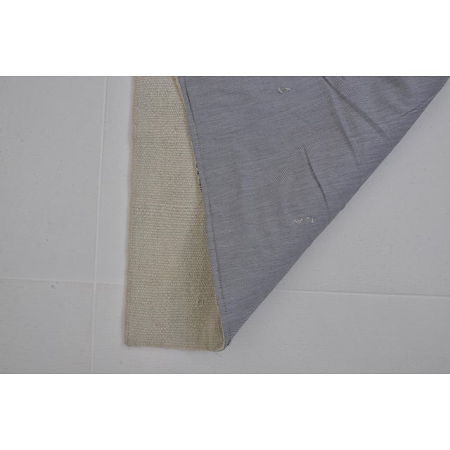 1950s Neutral Stripe Anatolian Kilim Rug For Sale - Image 4 of 10