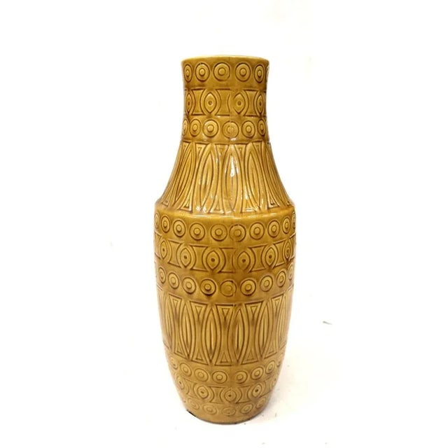 Large vintage West Germany Scheurich vase Model 423-47. Dimensions: Height: 48 cm Diameter: 20cm