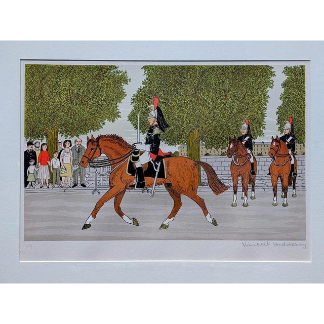 Vincent Haddelsey (1934-2010) - Parade Original Hand-signed lithograph in colours, artist proof, handsigned in pencil...