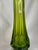 Vintage Mid-Century Viking Glass Green Streched Vase With Sticker For Sale - Image 6 of 14