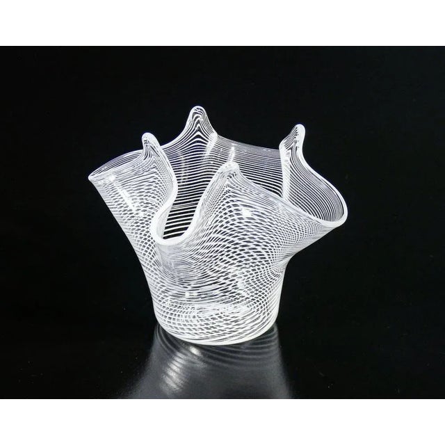 Blown Glass Vase, Fazzoletto Model For Sale - Image 10 of 10