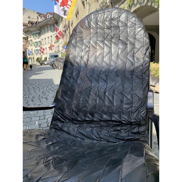 Mid-Century Nonna Patchwork Rocking Chair by Paul Tuttle for Strässle, 1980s For Sale - Image 17 of 18