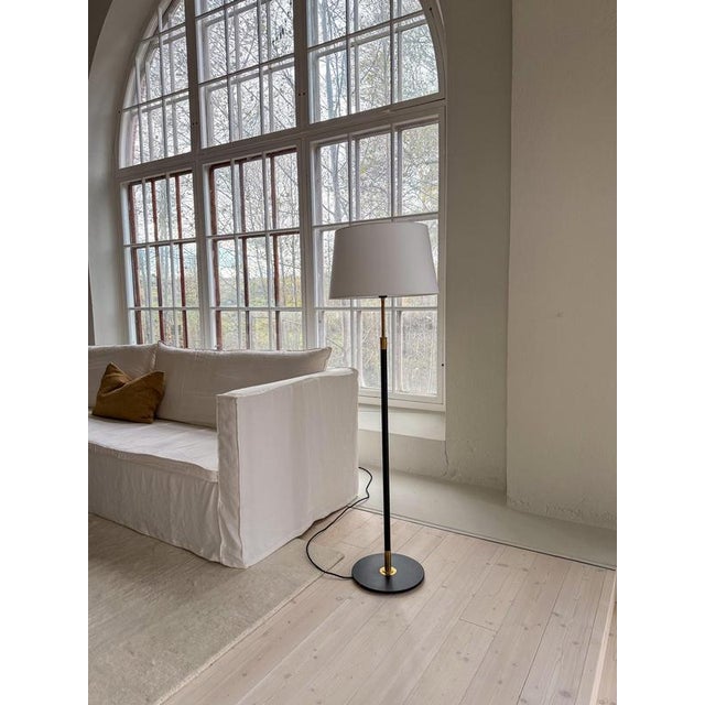 Mid-Century Modern Floor Lamp by Aage Petersen for Le Klint, Denmark, 1970s For Sale - Image 3 of 12