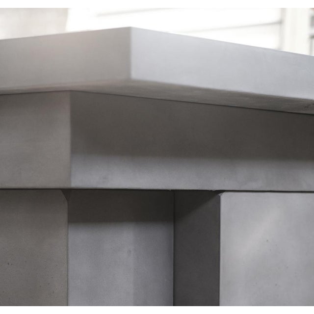 Mass Concrete and Oak Kitchen Island by Baka Studio For Sale - Image 6 of 7