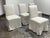 Contemporary Crate & Barrel Addison Slipcovered Dining Chairs, Set of Four For Sale - Image 3 of 12