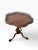 Chippendale Vintage Mahogany Quatrefoil Occasional Table With Pierced Gallery & Carved Tripod Base For Sale - Image 3 of 13