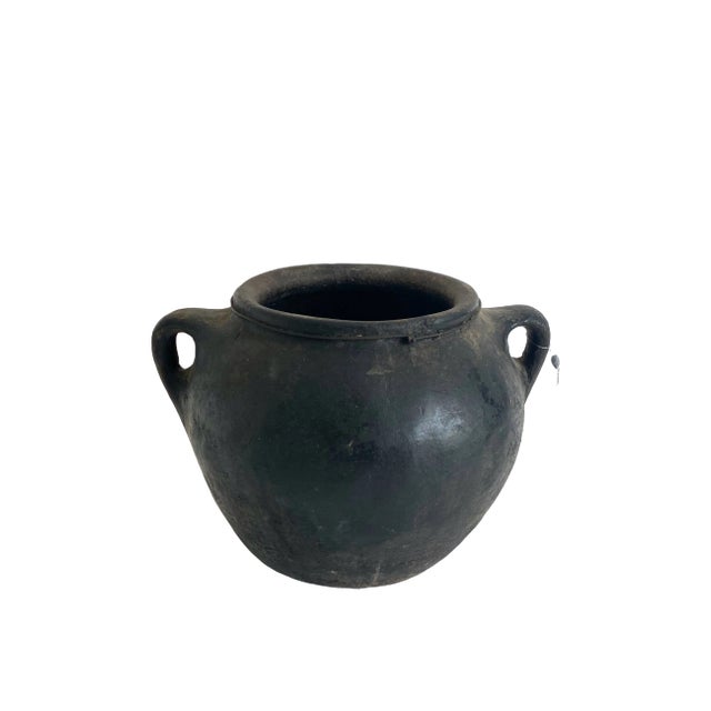 Antique Turkish Yoghurt Pottery Vessel For Sale - Image 9 of 9