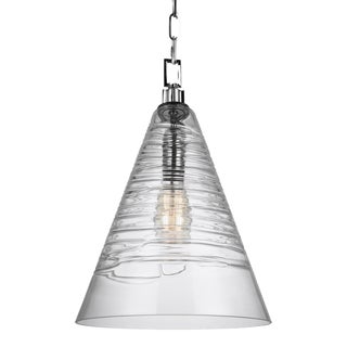 Sean Lavin by Visual Comfort Studio Elmore Cone Pendant, Chrome For Sale