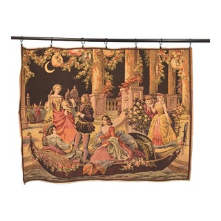 Belgian Vintage Victorian Tapestry For Sale