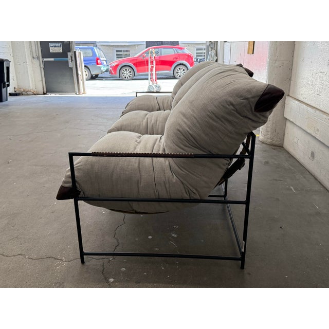 Classic Home Palermo Natural Sofa For Sale In San Francisco - Image 6 of 12
