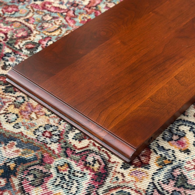 American Vintage Pennsylvania House Solid Cherry 44" Dining Table Leaf For Sale - Image 3 of 12