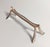 Set of 8 vintage 1950s French Christofle Art Deco knife rests in the iconic Bóreal model designed by Luc Lanel in 1929....