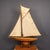 Vintage English Carved Hull Pond Yacht, 1930s For Sale - Image 3 of 18