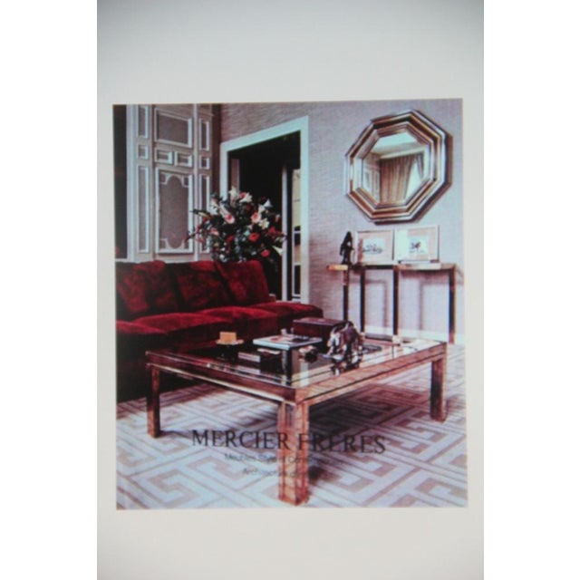 Large French Brass Table from Maison Mercier Freres, 1970s, in Very Good conditions. Designed 1970 to 1979 This piece has...