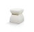 Cusi Pouf with Handle in White Mohair from KABINET For Sale - Image 6 of 6