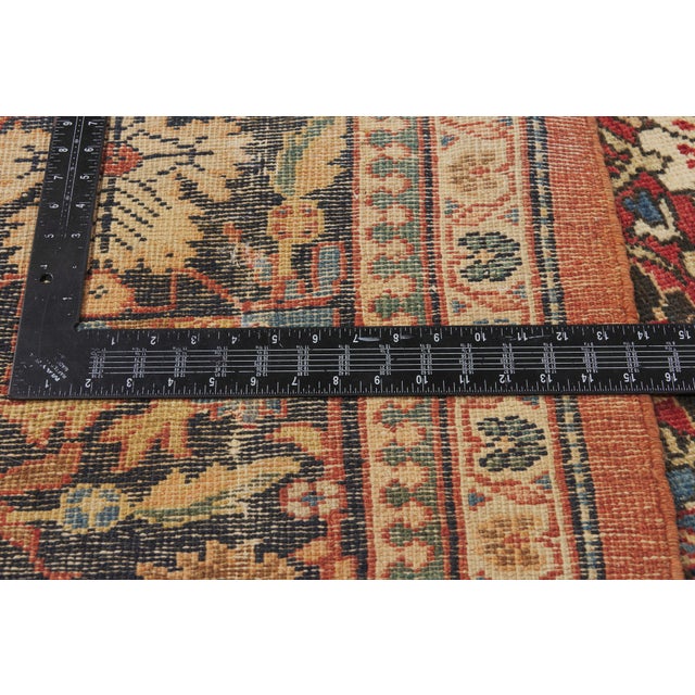 Textile Late 19th Century Persian Sultanabad Rug, 12'07 X 18'00 For Sale - Image 7 of 10