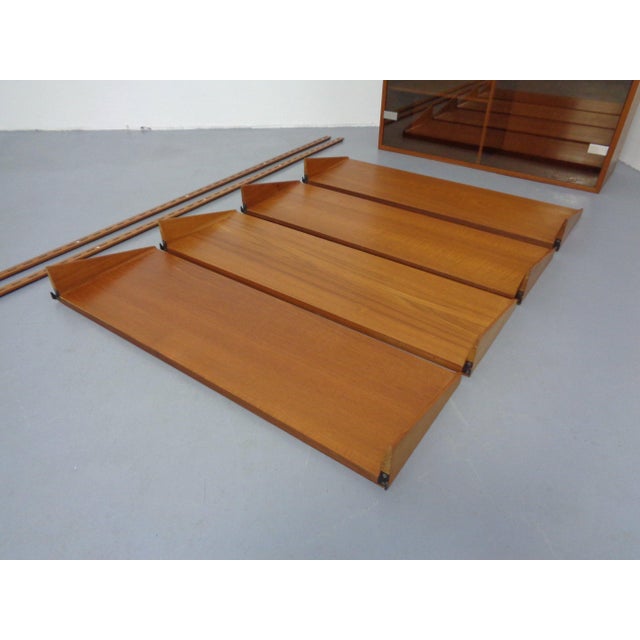 Teak Wall Unit by Kai Kristiansen for Feldballes Furniture Factory, Denmark, 1960s, Set of 7 For Sale - Image 10 of 18