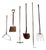 Early 20th Century Primitive Garden Tool Collection For Sale