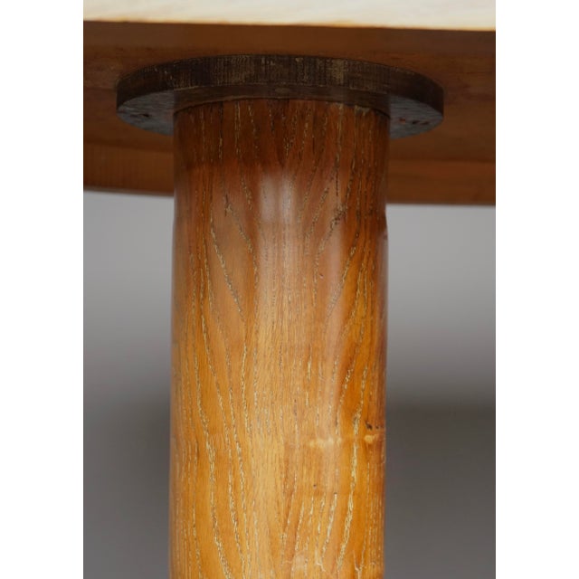 Art Deco French Freestanding Desk in Ash, 1930s For Sale - Image 9 of 18