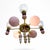 Pink Murano Spheres Chandelier For Sale - Image 3 of 7