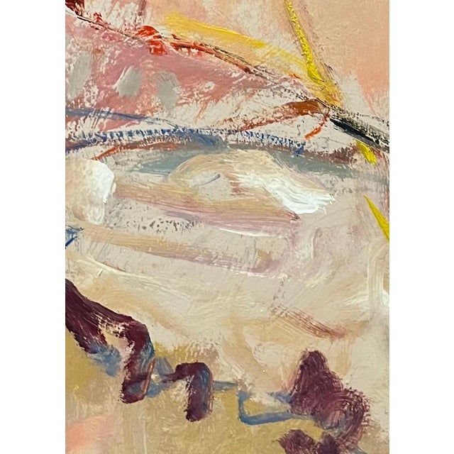 Jean Krille, Landscape 141, Oil on Masonite For Sale - Image 7 of 14