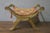 Antique Parcel Gilt Cruciform Stool For Sale - Image 5 of 9
