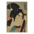 Vintage Mid Century Japanese Woodblock Portrait Print Kabuki For Sale