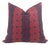 Fez Pillow Cover in Raspberry Indigo For Sale