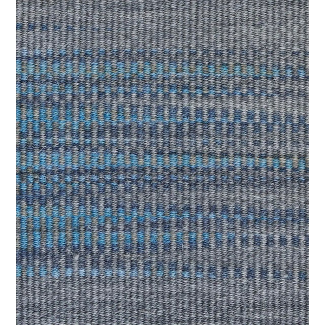 2010s Contemporary Vegetable-Dyed Wool Abstract Flatweave For Sale - Image 5 of 8