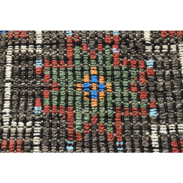 1970s Vintage Turkish Oushak Handmade Wool Cotton Red Area Rug For Sale - Image 9 of 12