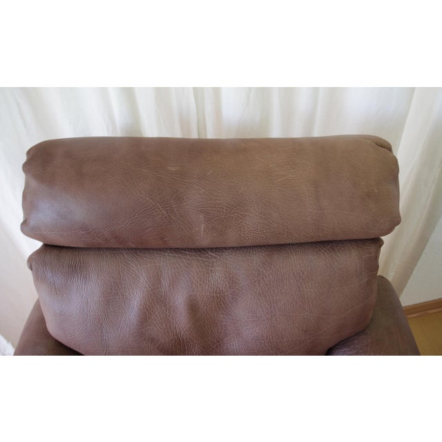 Animal Skin Coronado Lounge Chair in Brown Leather by Tobia and Afra Scarpa for B&B Italia / C&B Italia, 1960s For Sale - Image 7 of 12
