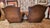 Pair of 1930's French Art Deco, Cognac Leather Chairs With Nail Head Decoration For Sale - Image 12 of 18