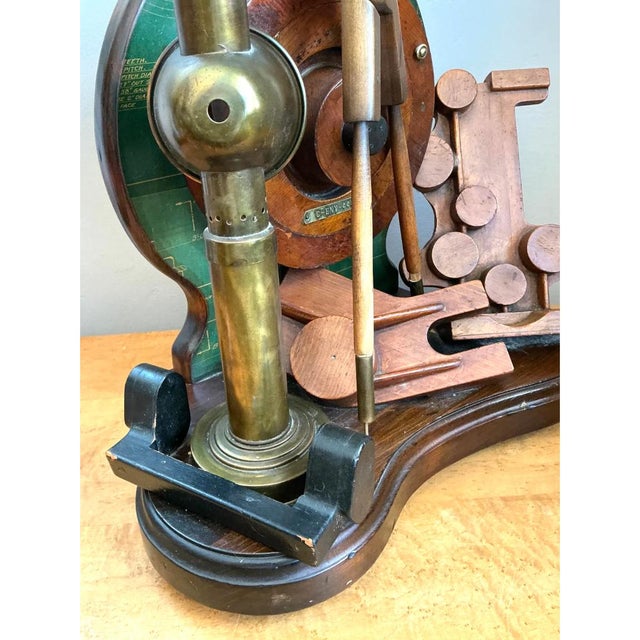 Vintage Wood and Metal Maritime Assemblage Lamp For Sale - Image 12 of 12