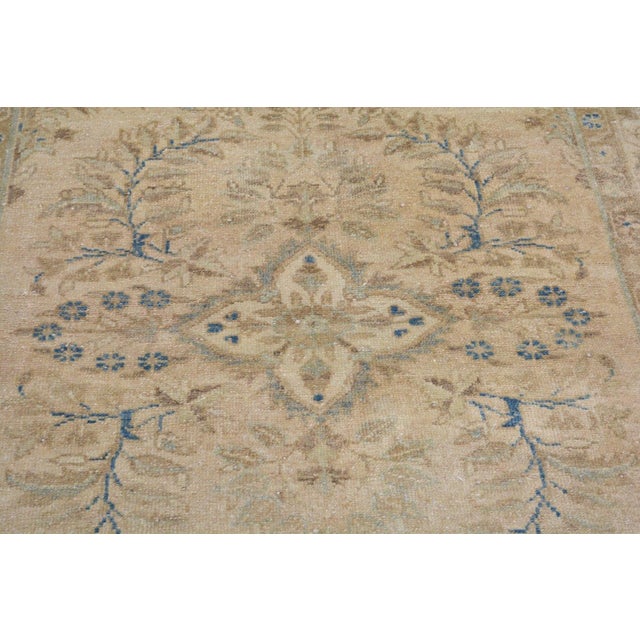 1950s Vintage Turkish Hand Knotted Wool Rug, 3'x13' For Sale - Image 5 of 5