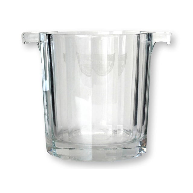 Mid-Century Modern Italian Moet Crystal Ice Bucket For Sale - Image 3 of 5