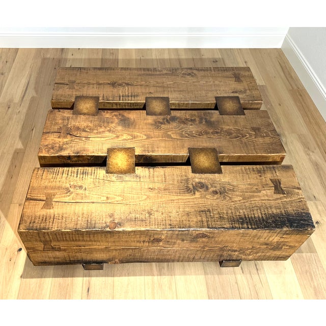 a signature classic of the Mimi London collection in Los Angeles, California. This custom table features 3 solid Spruce...