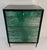 Art Deco Italian Seven-Drawer Chest in Aquamarine Parchment and Black Lacquer, 1950s For Sale - Image 3 of 12