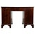 Antique English Serpentine Mahogany Kneehole Desk For Sale - Image 9 of 12