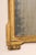Gold French 19th Century Mirror with Bouquet Carved Crest For Sale - Image 8 of 10