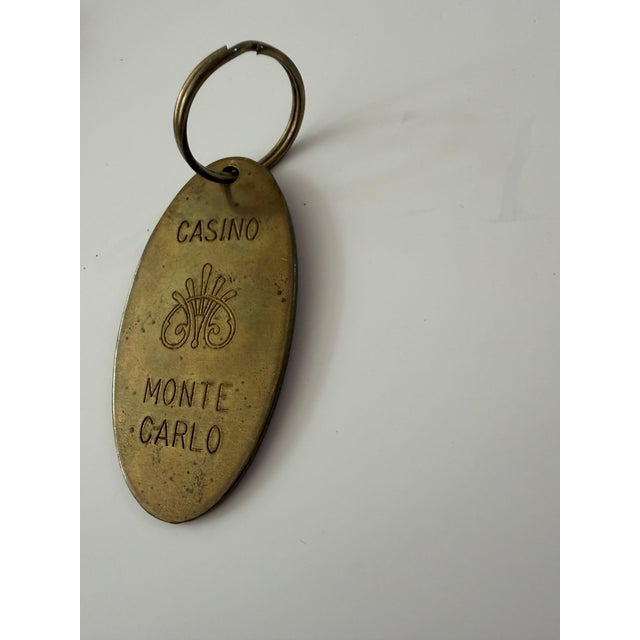 Mid-Century Modern Vintage Casino Monte Carlo Keychain, Fob; Lowell Sigmund 1976 For Sale - Image 3 of 8
