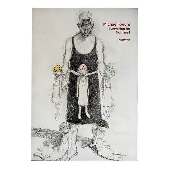 Michael Kvium, Everything for Nothing 1, Print For Sale