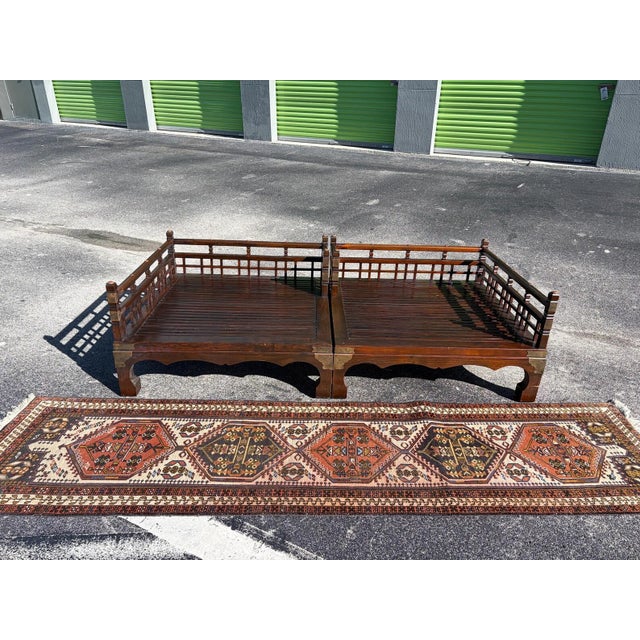 This is in my top 5 pieces we have ever purchased. This is a solid wood 2 piece Chinoiserie daybed. It has gorgeous and...