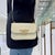 White Prada White Soft Calfskin Triangle Logo Gold Hardware Flap Shoulder Bag For Sale - Image 8 of 8