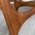 1960s Lane Silhouette Sculptural Walnut & Glass End Table by Andre Bus For Sale - Image 9 of 12