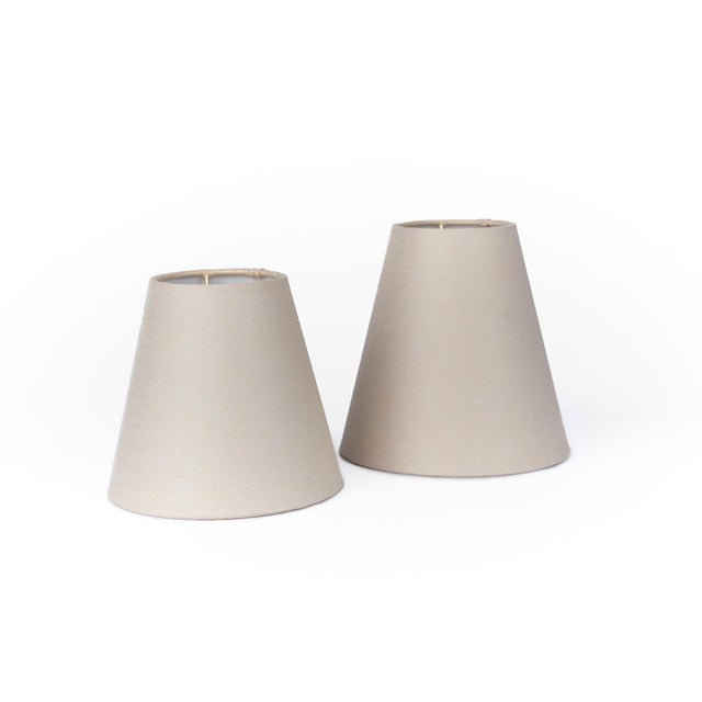 The Gable Alternative Shade is a balanced, architectural silhouette featuring a tapered, round construction and Oyster...