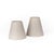 The Gable Alternative Shade is a balanced, architectural silhouette featuring a tapered, round construction and Oyster...