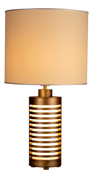 Italian Pollux Table Lamp in Burnished Metal