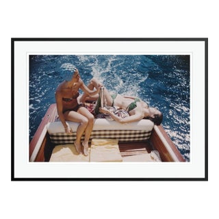Vuccino and Rava 1958 by Slim Aarons Black Framed C-Print For Sale
